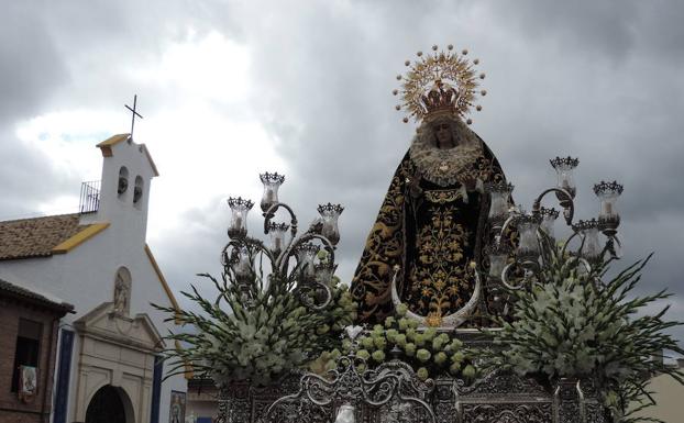 La Virgen del Espino pudo con la lluvia