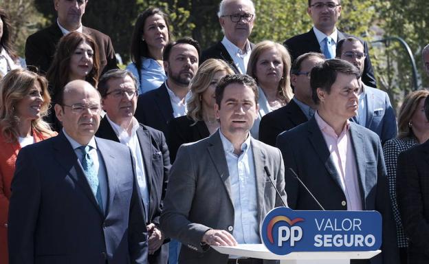 García Egea pide en Granada el voto para el PP frente a Sánchez, que consigue «aglutinar a toda la izquierda radical»