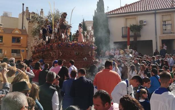 Jesús entra triunfante en Jaén sobre la Borriquilla