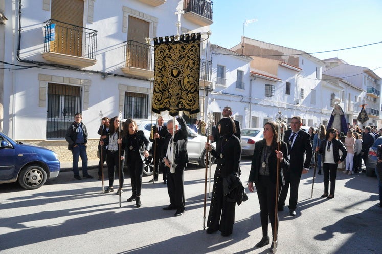 Huéscar celebra la procesión infantil de su Semana Santa