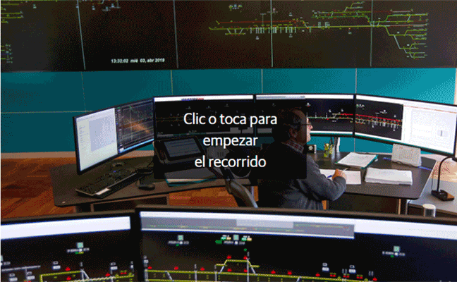 Visita el 'cerebro' del AVE en 360 grados