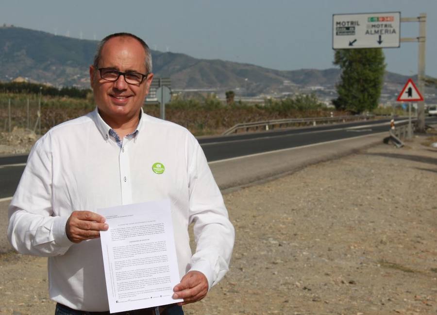 Motril pedirá a Fomento una rotonda en la entrada de la N-340 por la curva de la Plata