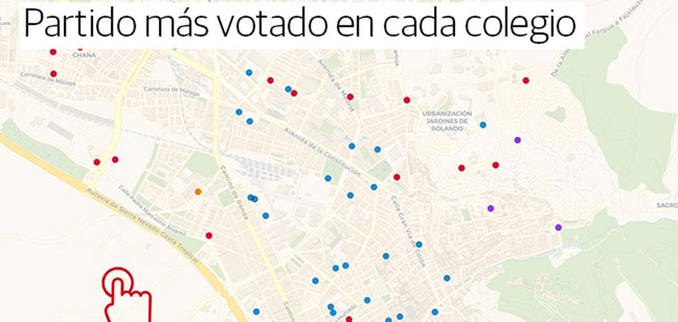 Descubre qué votaron tus vecinos de Granada, colegio a colegio