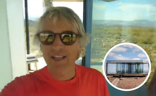 Jesús Calleja, enamorado de la casa en la va a pasar sus noches en Granada