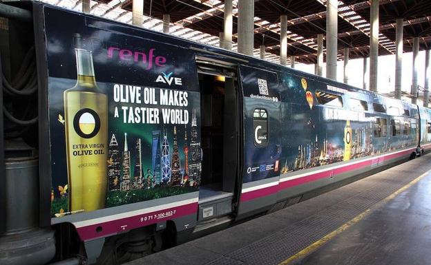 El aceite de oliva, como un tren