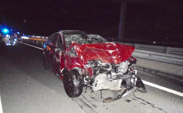 Cinco heridos, entre ellos una bebé, en un accidente múltiple en la A-7 en Motril