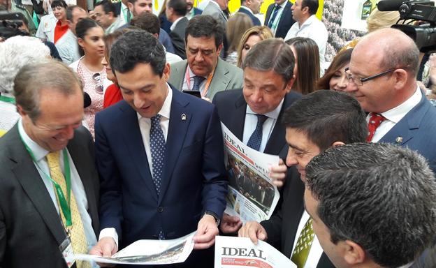Los «tres retos» del ministro en la apertura de puertas de Expoliva