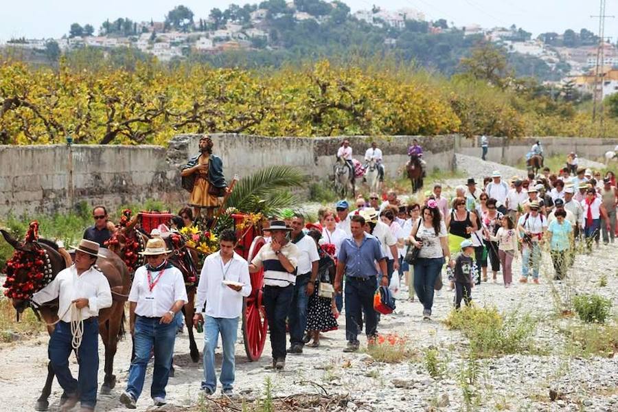 Almuñécar procesionará este domingo a San Isidro en la tradicional romería de Torrecuevas
