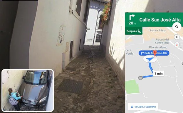 La 'trampa' del GPS en el Albaicín que puede dañar tu coche