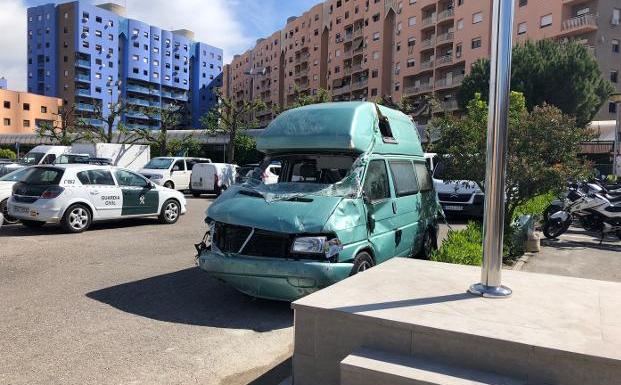 El dinero de la furgoneta accidentada en Granada ya tiene dueño