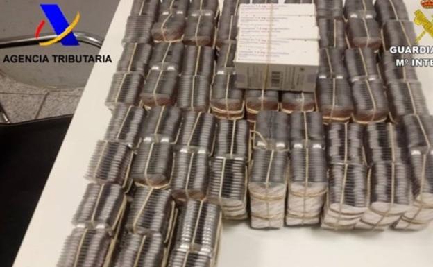 Dos detenidos con un cargamento de 14.600 pastillas hipnóticas susceptibles de ser usadas en delitos sexuales