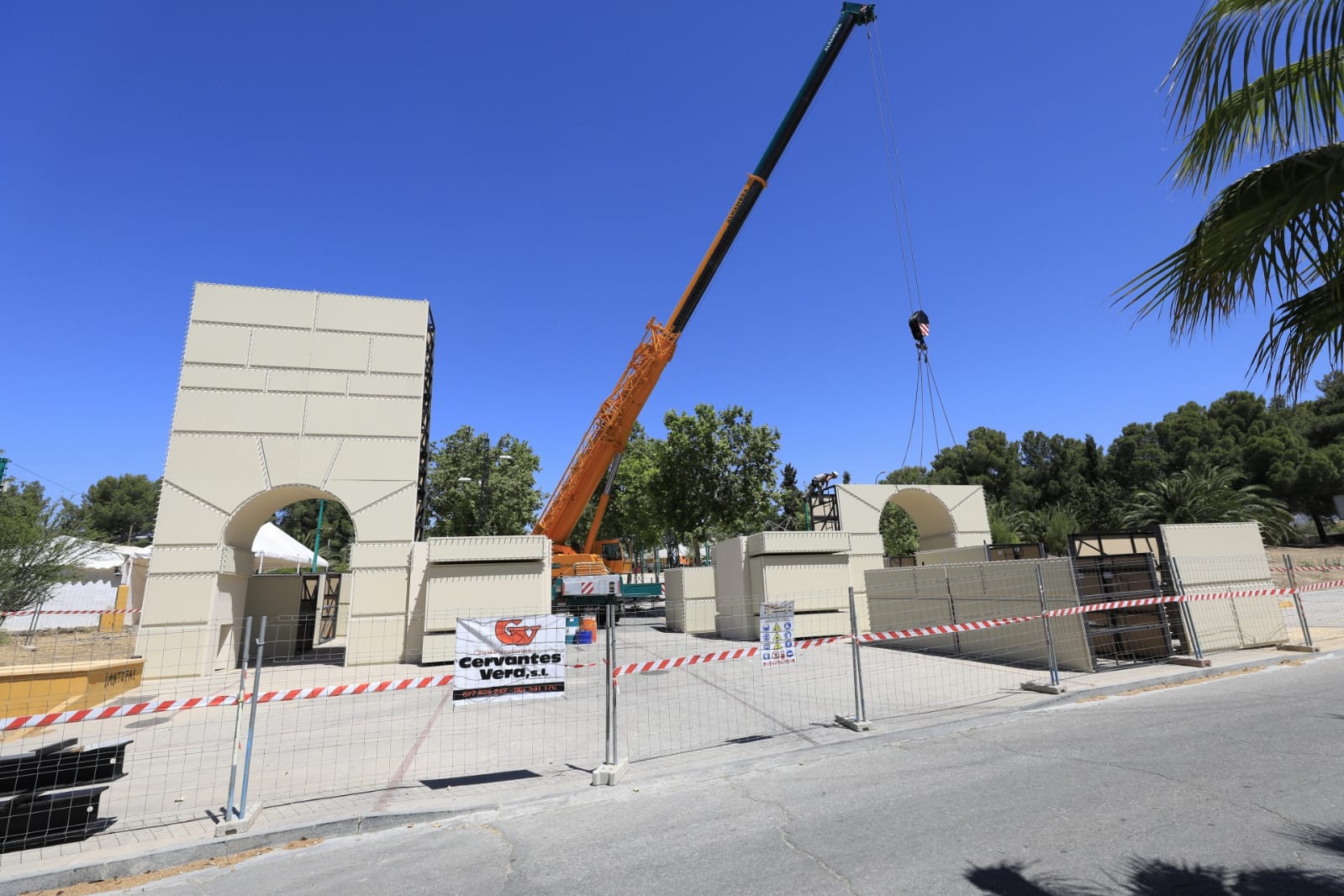 Así está naciendo la nueva portada del Corpus en Granada