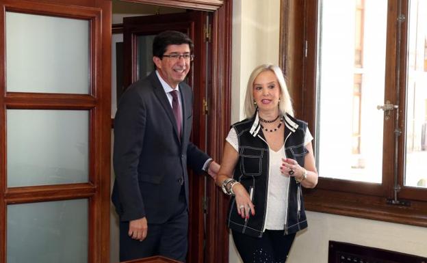 Juan Marín pide respetar plazos ante la denuncia a María José López, exconsejera de Cetursa