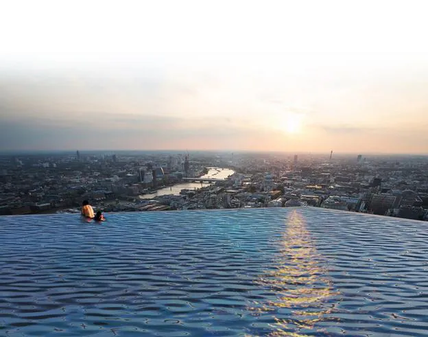 Así es la primera 'piscina infinita' de 360 grados del mundo