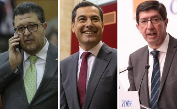 Las 34 medidas del PP, Cs y Vox para los nuevos presupuestos de Andalucía