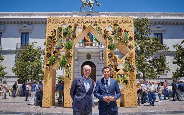 Primer acto de Luis Salvador como alcalde de Granada: la inauguración del 'Corpus chico'