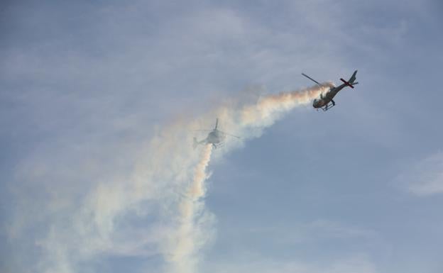 Hélices a ritmo de partitura