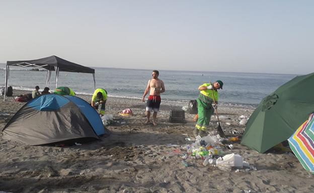 Almuñécar prepara un dispositivo especial de limpieza para San Juan y pide «colaboración y civismo»