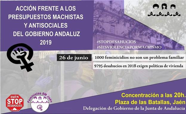 Concentración hoy en Jaén por las 1.000 mujeres asesinadas por la violencia de género