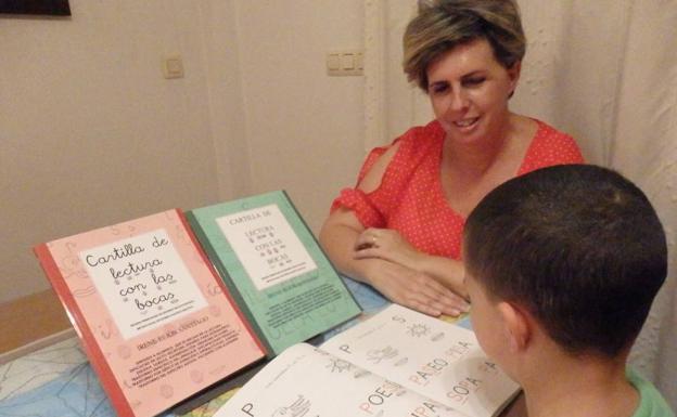 Bocas dibujadas para aprender a leer