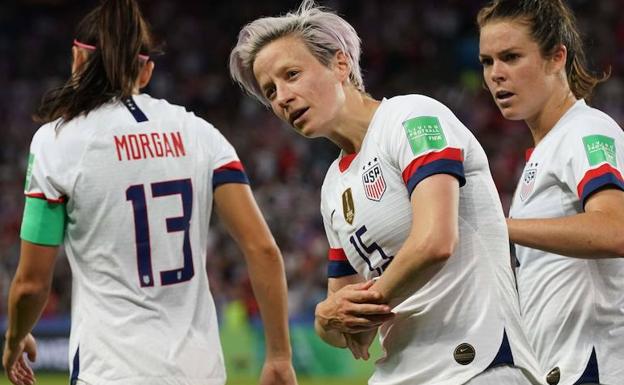 Rapinoe permite a EE UU dar un paso importante hacia su cuarto título