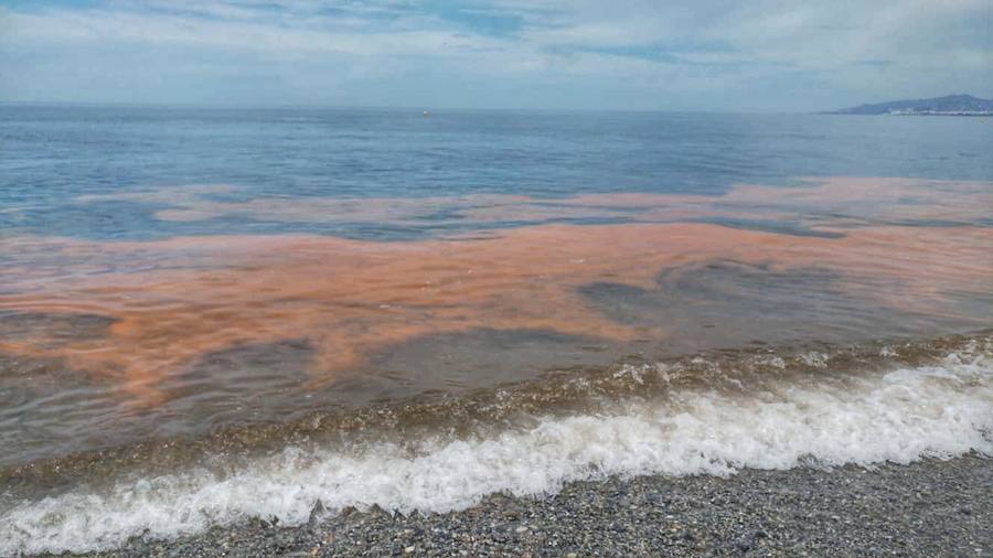 Las misteriosas y frecuentes manchas naranjas que desconciertan a los bañistas en las playas de Granada