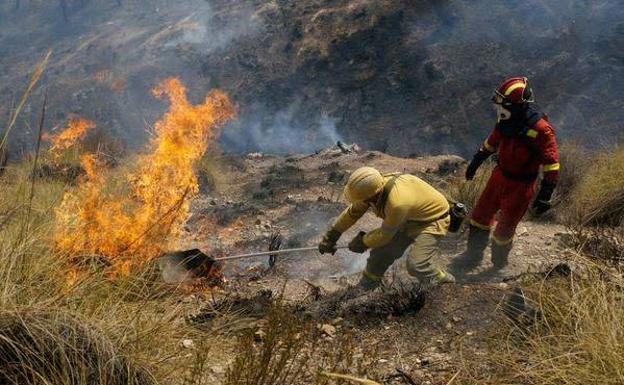 Cuatro años después del incendio en Quesada solo se ha intervenido en 600 hectáreas