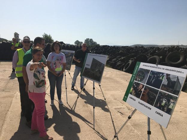 Encaran la retirada de las últimas 5.000 toneladas de ruedas del gran vertedero ilegal de la provincia