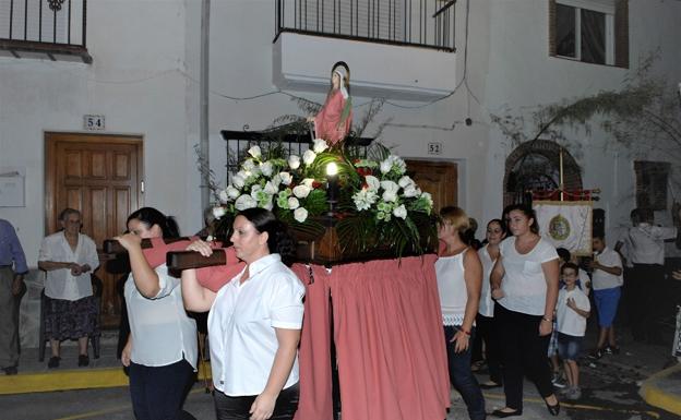 La primera fiesta de Santa Filomena que se celebró en Órgiva hace 98 años se sufragó con la rifa de un borrego y la recaudación de 25 pesetas