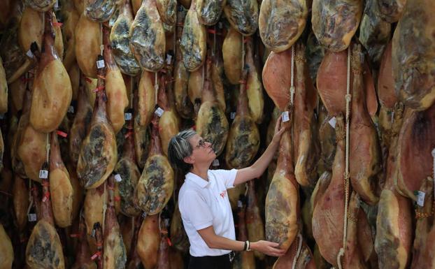 El tiempo entre jamones en Trevélez