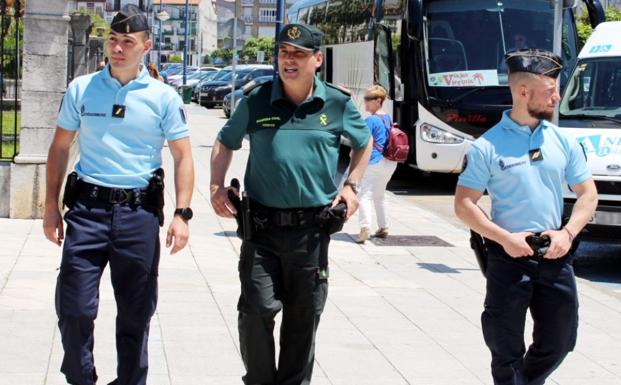 Los agentes extranjeros que patrullan con la Guardia Civil