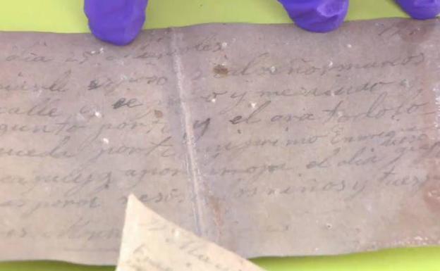 «Los niños te mandan besos»: las emotivas cartas encontradas junto a un ejecutado del franquismo