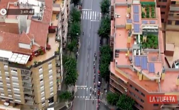 La Policía descubre una plantación de marihuana gracias al helicóptero de La Vuelta ciclista