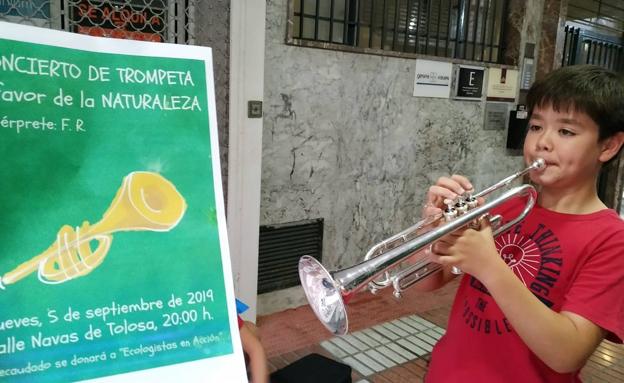 El niño jienense que recauda dinero para luchar contra el cambio climático