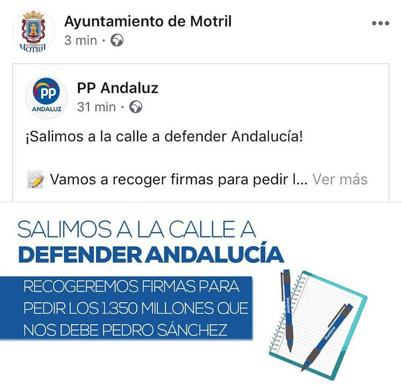 El PSOE critica el uso partidista de las redes sociales del Ayuntamiento de Motril