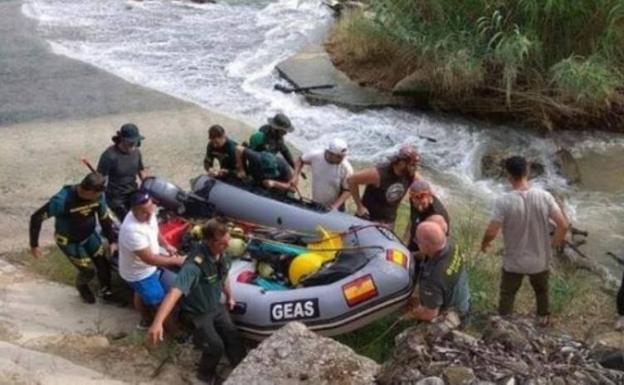 La Guardia Civil sigue con menos medios la búsqueda de la desaparecida de Quesada con la sospecha de que pudo caer al río