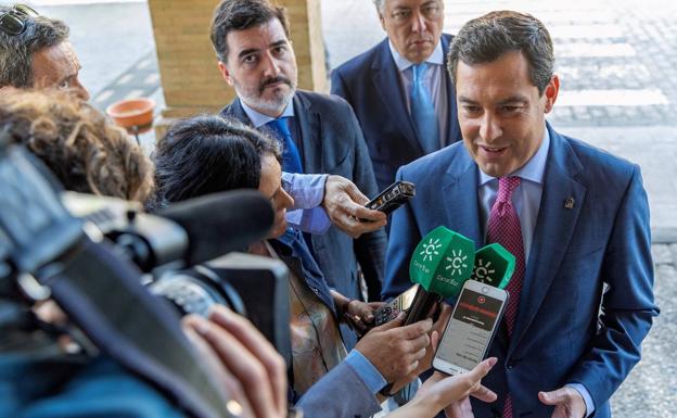 Moreno avanza cambios en las listas andaluzas del PP para las elecciones generales