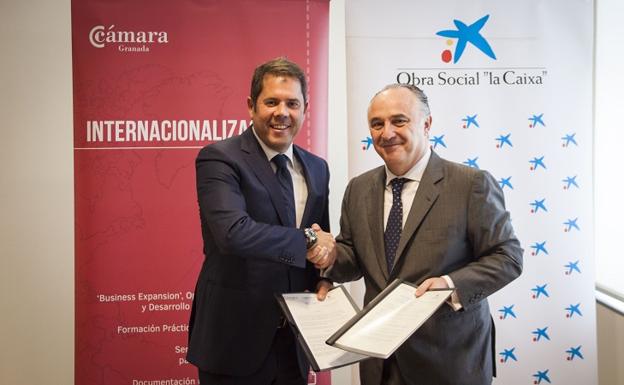 La Cámara de Granada y la Obra Social La Caixa renuevan su compromiso por la integración social de los desempleados