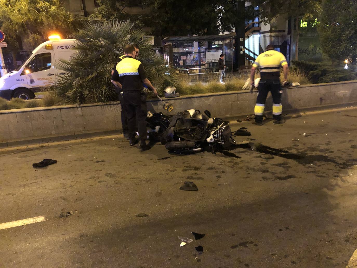 Sale de la UCI el herido en el accidente del viernes por la noche en el Camino de Ronda