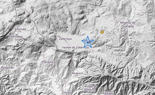 Registrado un terremoto de magnitud 3,0 en Alhama de Granada