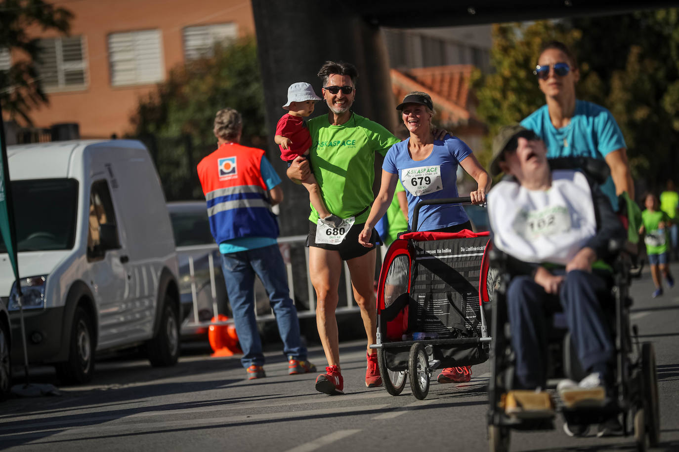 Un millar de personas participan en la Carrera Solidaria Aspace