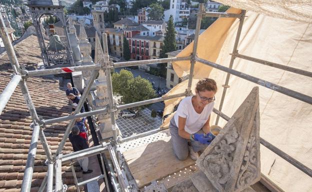 Los pináculos de la Chancillería pasan revisión