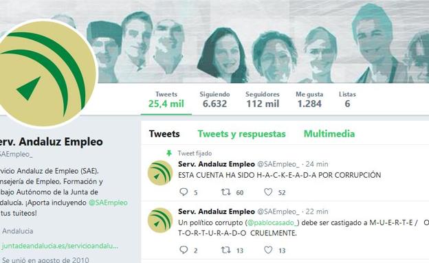 Hackean la cuenta de Twitter del SAE con amenazas de muerte a Pablo Casado