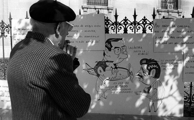 La historia de una ciudad, a través de sus caricaturas