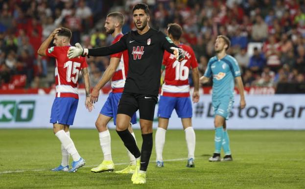 La tercera victoria seguida del Granada en casa también llega con la portería blindada