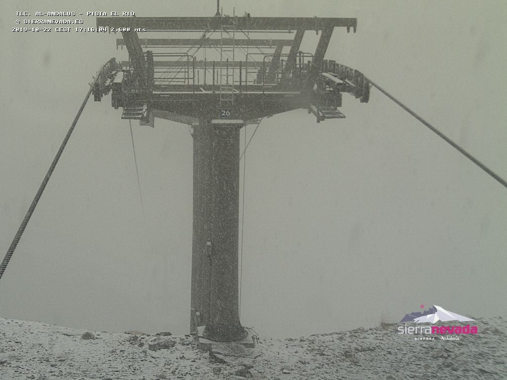 Gran nevada en la Sierra