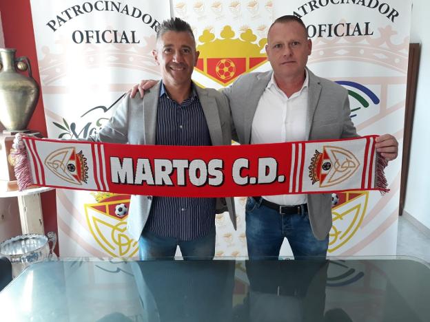 Miguel Ángel Morales y Darío Martínez cogen el timón del Martos CD