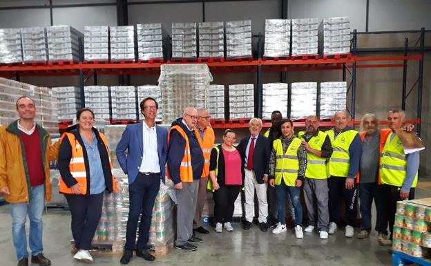 Más de 14.000 familias en riesgo de exclusión recibirán 3.400 toneladas de alimentos