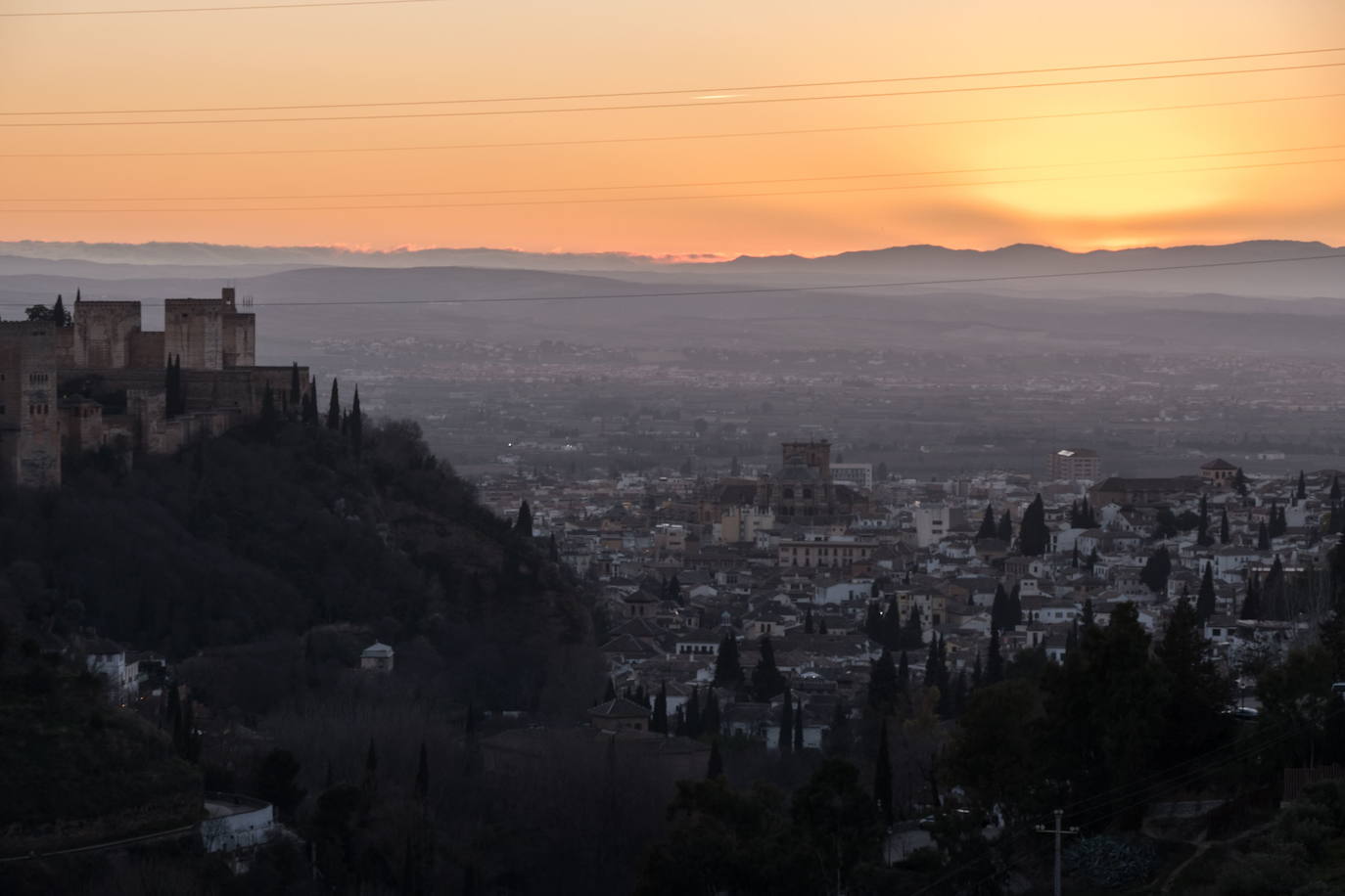 Los miradores de Granada, en imágenes