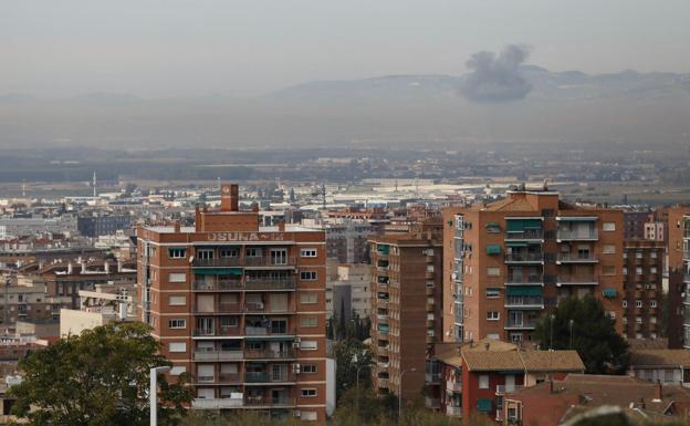 La explicación a la extraña mancha que cubre Granada este lunes